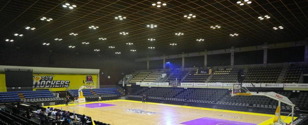 【バスケ】B1渋谷が青学を「紫」に染める　渋谷区の花「ハナショウブ」の紫ユニホーム着用