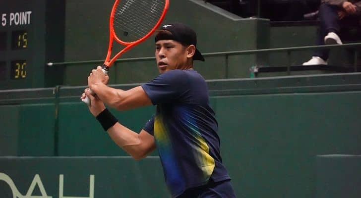 内田海智 2年9か月ぶりにチャレンジャー大会で4強。島袋将が最終セット途中で棄権[兵庫ノアチャレンジャー]