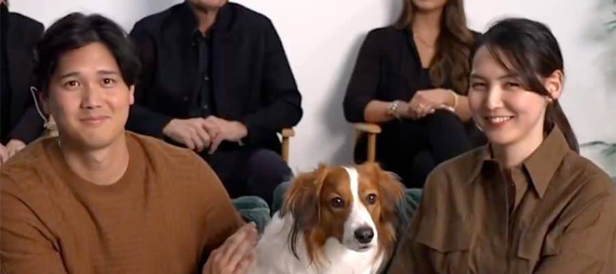 大谷と真美子夫人が見せた“絶妙な一瞬”　X発見…息ぴったりな共同作業が「阿吽の呼吸」