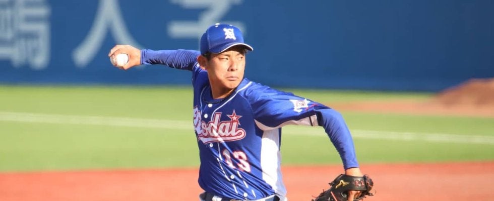 阪神育成1位の東農大オホーツクの右サイドが初戦敗退も威力あるストレートを披露【明治神宮大会】