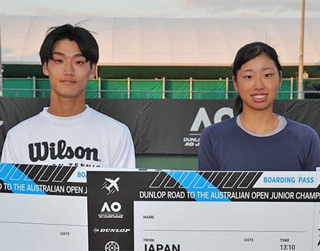 松村怜と若菜蘭 全豪Jr出場決定