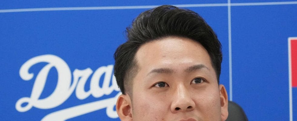 【中日】育成福元悠真が200万円ダウンの420万円　23年手術の右肩は「100％に近い」