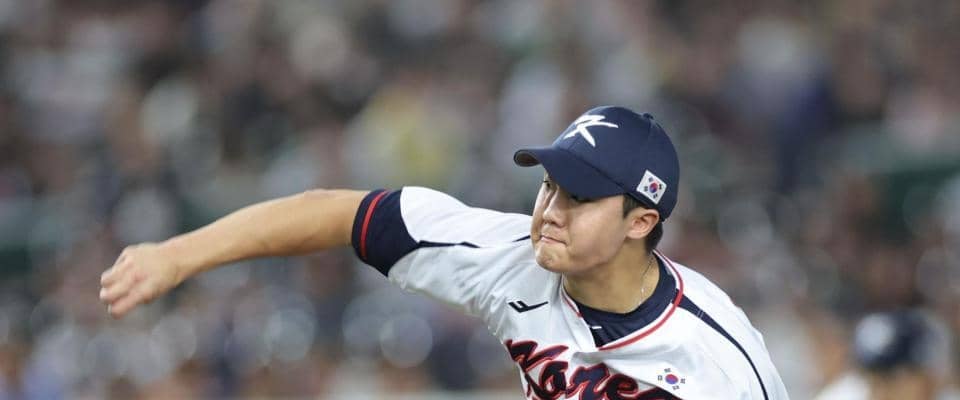 韓国投手陣が四死球地獄で大苦戦　初戦は１１四死球で２戦目も５回までに８四球の乱調　スタメン・牧は３四球