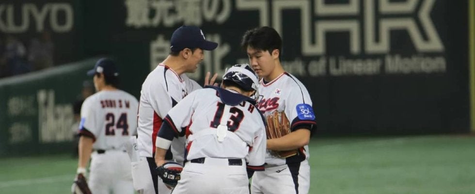 韓国、この日も中継ぎ陣崩壊…2試合通して19四死球に【侍ジャパン】