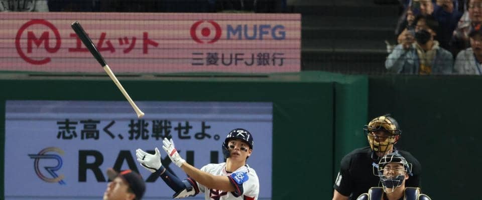 侍ジャパン　大勢がまさか…九回２死から同点ソロを被弾　マウンドで思わず表情ゆがめる　日韓戦１１連勝逃す
