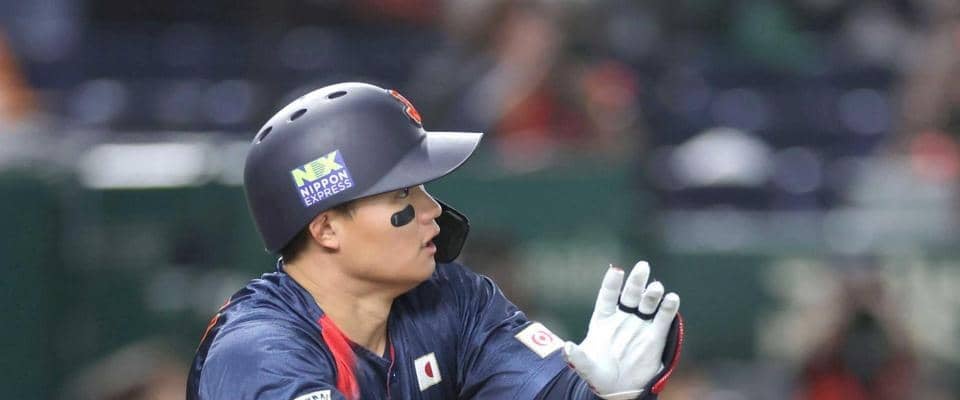 侍Ｊ・森下　会心二塁打でまた起爆！ＷＢＣへ「日本代表として戦いたい思いが強くなった」　韓国２連戦「１００％は出せた」