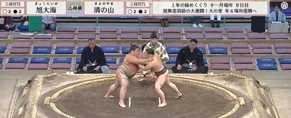 「どした！？」17歳力士が激しく身悶えファン驚き 午前の取組でアクシデント