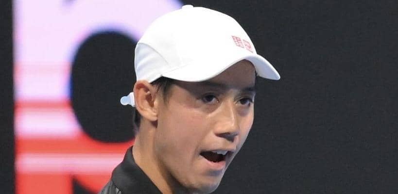 錦織圭が逆転勝ち　３カ月ぶり実戦復帰は「ほどほどのいい試合でした」　エアＫで沸かせる場面も　第３セットは黒タイツ脱ぎコートへ