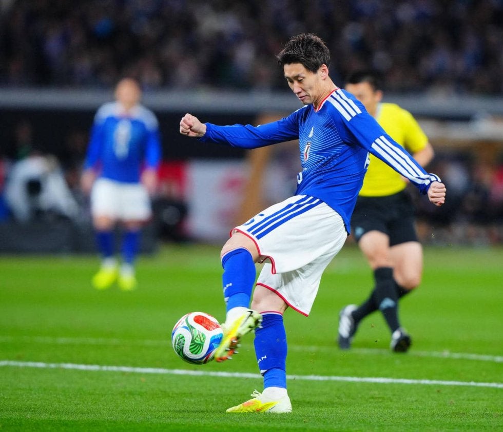 日本代表】鎌田大地が先制点、久保建英クロスから左足弾