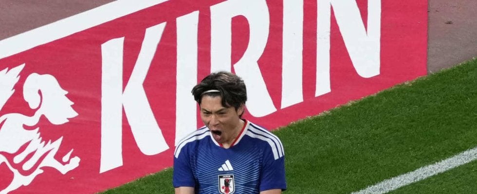 【日本代表】FW町野修斗「忍者ポーズキター」追加点で代名詞披露　途中出場の堂安＆中村で演出