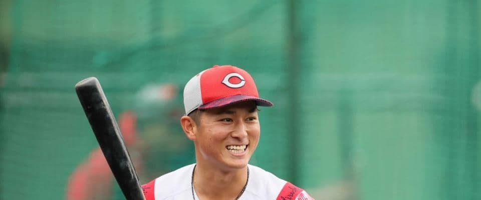 広島・佐々木　侍Ｊで岡本から金言「真っすぐで全部張っている」に「『やっぱそうだよな』って」　代表入りへ「思いは強く」