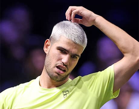  アルカラス 負傷でデ杯欠場 