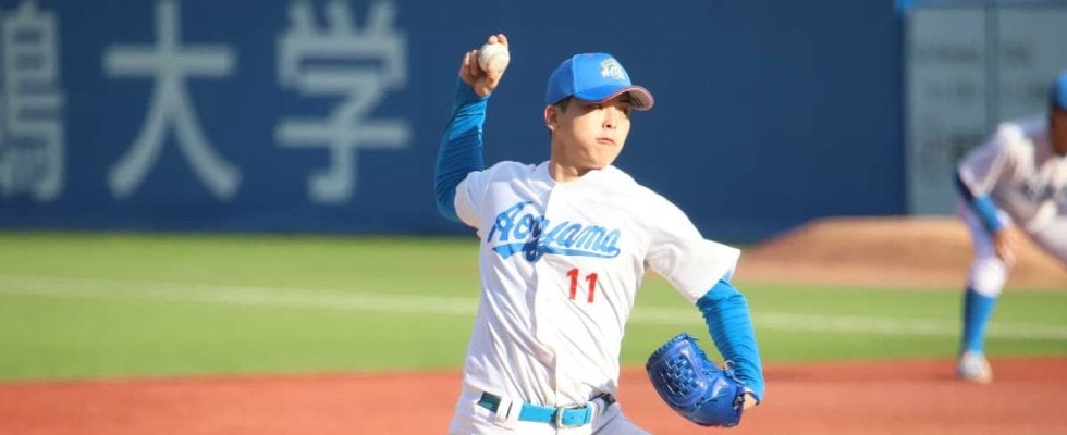 中日ドラフト1位の青山学院大エースが17奪三振完封！この1年、142.2回182奪三振、防御率1点台の快投【明治神宮大会】