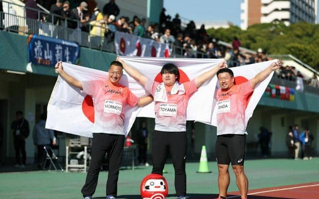 デフ男子ハンマー投げ、日本勢が表彰台を独占　初出場の21歳が金