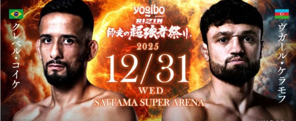 【RIZIN】対戦決定！クレベル・コイケ「ボコボコに」ヴガール・ケラモフ「勝ちに行く」