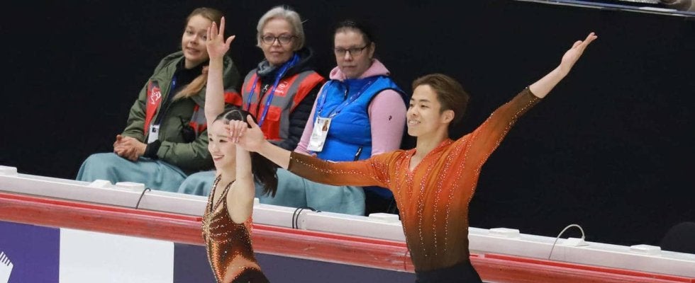 【フィギュア】“ゆなすみ”SP５位　ミス２つも首位と2.87点差「明日は１つ１つを大事に」