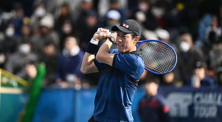 錦織圭 約3か月ぶりの復帰大会はベスト8。「先に3試合できてよかった」と視線は全豪予選へ[横浜慶應チャレンジャー]