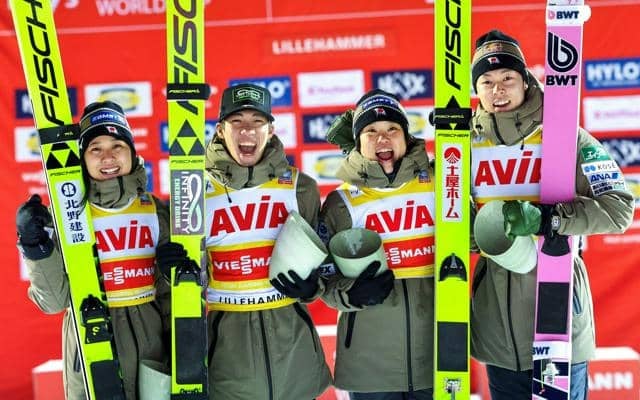 高梨外れても層の厚さで圧倒「誰が選ばれても」　ジャンプ混合団体V