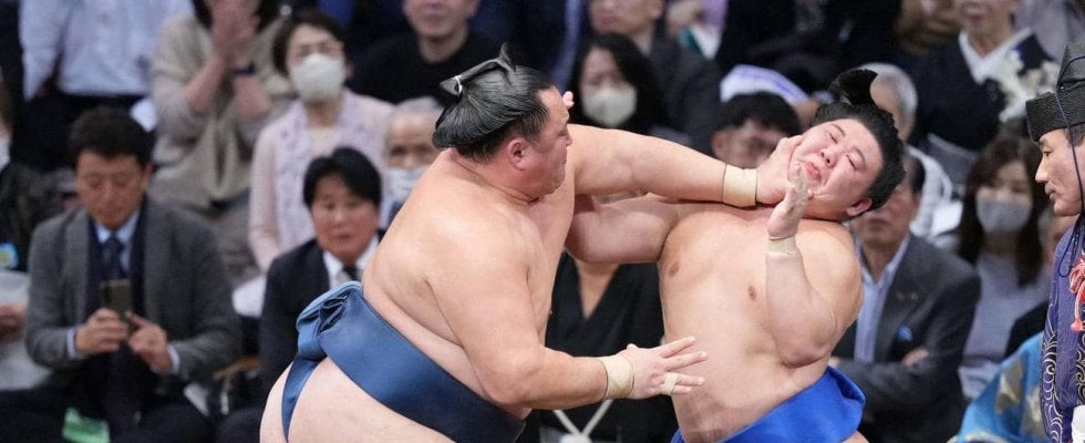 41歳玉鷲が藤ノ川との「21歳差対決」制す　だめ押しせず手を広げた姿に「優しさに胸打たれてる」