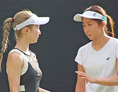  小堀桃子/清水綾乃組 逆転勝ちで連覇 