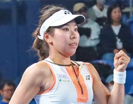  坂詰姫野 熱戦制しITFツアー8度目V 