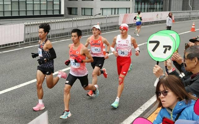 デフリンピックのマラソン、舞台は高速道路　高層ビル間を駆け抜けた