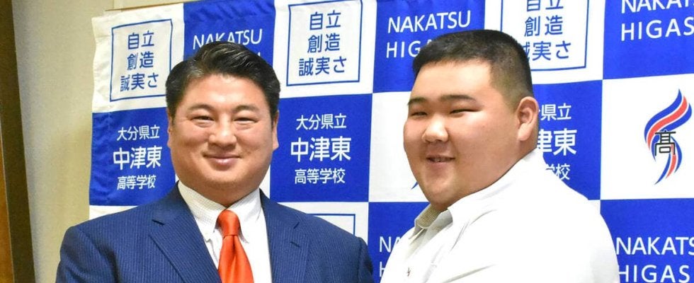 大分県内では高校３年間負けなし　中津東高３年・田中翔盛が中村部屋に入門「頑張って関取になりたい」