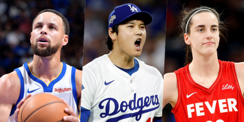 2025年のスポーツカード番付…1位は大谷翔平、バスケ界からはカリーとクラークがトップ5にランクイン
