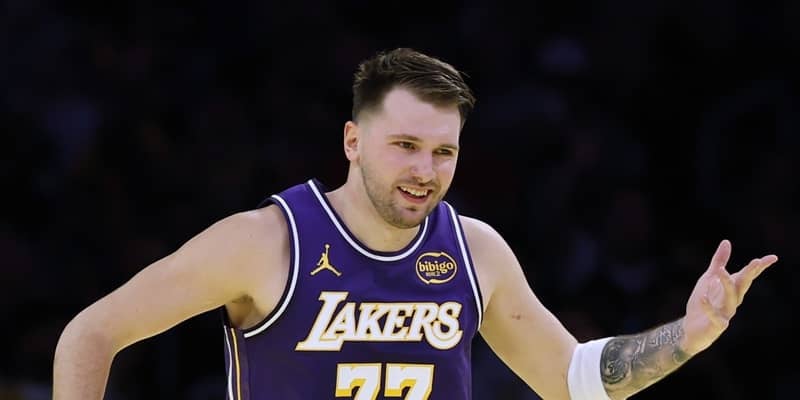 通算41試合で7回目…レイカーズのドンチッチが40得点超えの試合数で球団史上10位に浮上