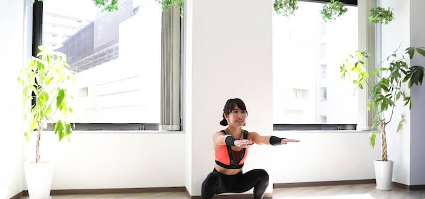 8分で代謝アップ！痩せたい人に推せるスクワットメニュー