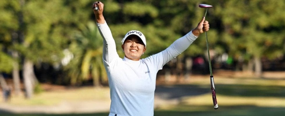 鈴木愛が最終戦Vでツアー22勝目　永久シードまであと8勝「理想としては35歳までに」