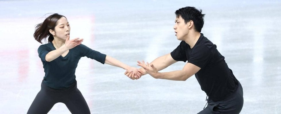 【フィギュア】「りくりゅう」公式練習で手応え「すごく良い練習ができました」４日にSP