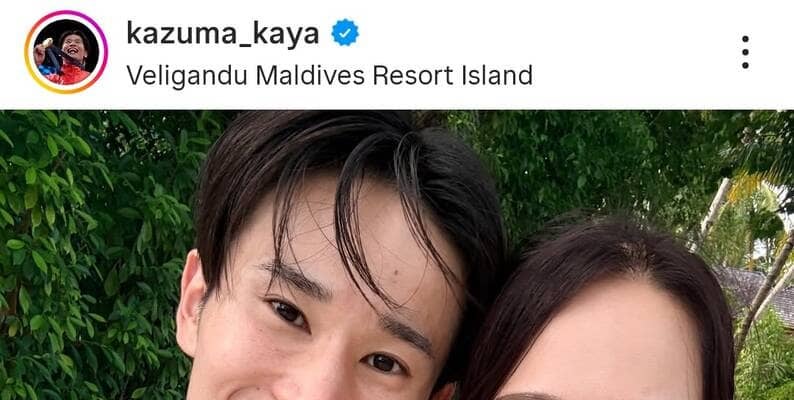 「３年越しのハネムーン」体操・萱和磨　美人妻を顔出し！２ショットが反響「素敵です」「ホッコリ」