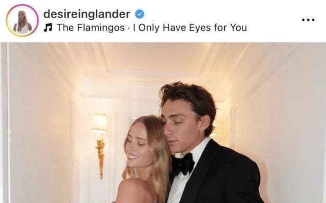 「信じられないスタイルの良さ」世陸話題イケメン世界記録保持者の１０頭身モデル婚約者、超絶ドレス姿に騒然「すんごい」「マジ天使」