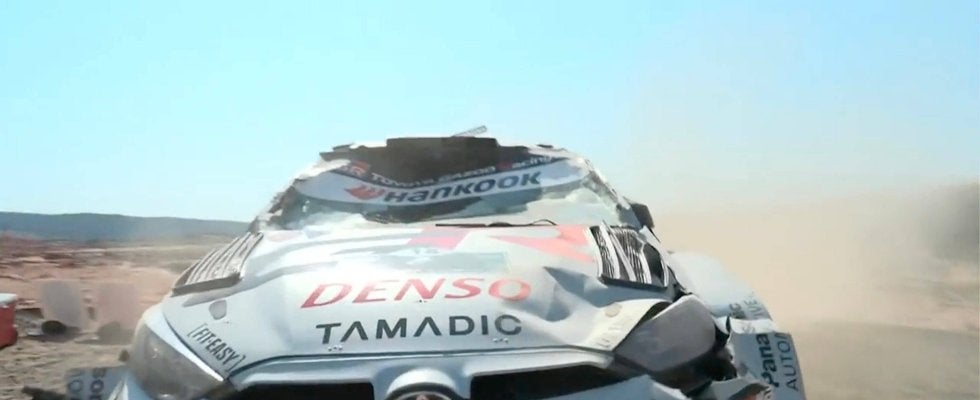 屋根が「つぶれた」世界ラリー、日本人ドライバーが「横転、そして5位転落」 カメラが捉えていた“最終ステージ前のドラマ”に衝撃