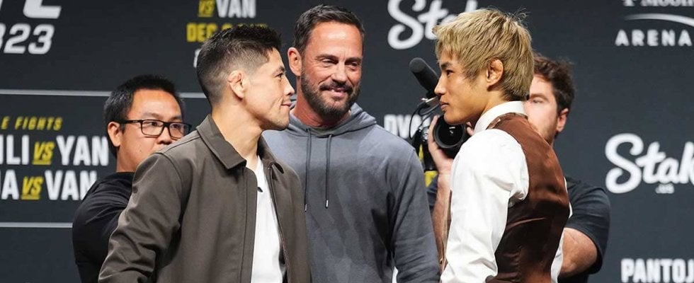 【UFC】平良達郎が着用したオーダーメイドスーツ、その“裏話”に「いいね100万回押させて」「素敵すぎる」　元王者モレノとフェースオフ