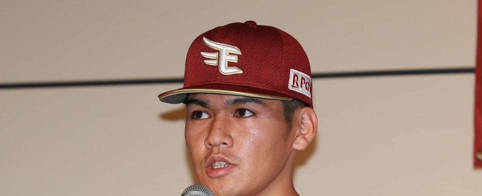 【楽天】育成１位の幌村黛汰、憧れは中島大輔「３拍子そろっていて、そういう選手になりたい」