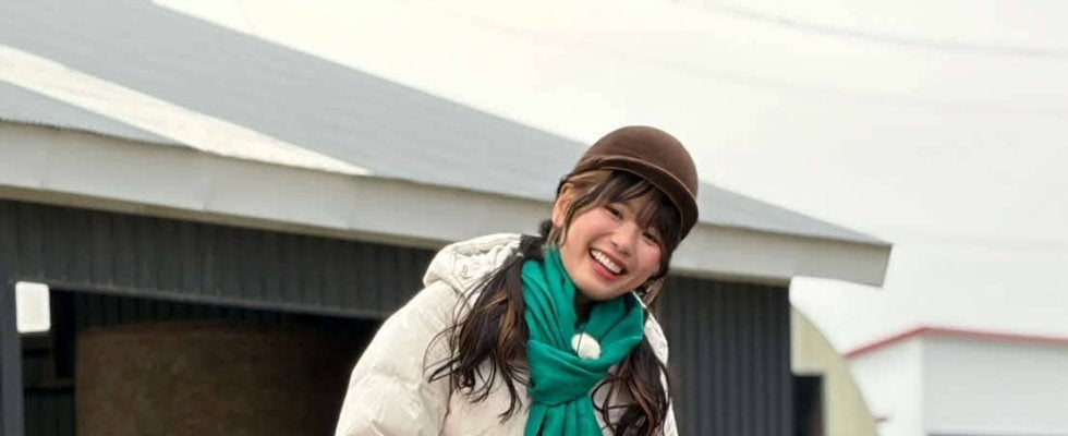 【日本ハム】帯広で緊張の初体験…馬は本当に賢くて穏やかですね／滝谷美夢のみゆダイアリー