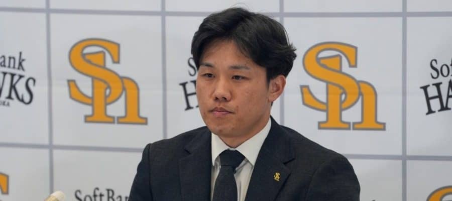 鷹・海野隆司、倍増5500万円で契約更改　甲斐FA移籍後に正捕手、日本一貢献