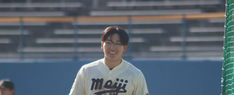 歴代最速の50メートル5秒69に明治大セカンドも驚き顔！来季は通算1盗塁から大幅増できるか？【大学日本代表候補強化合宿】