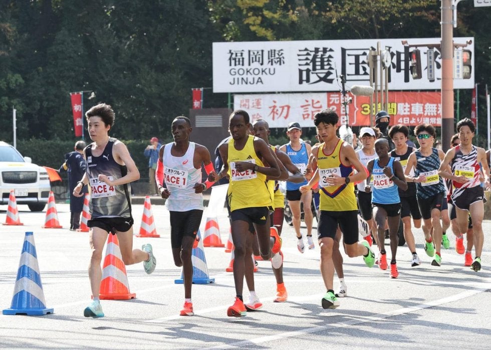 福岡国際マラソン西山雄介Ｖならず