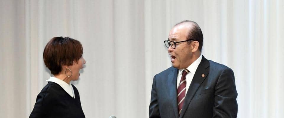 阪神・岡田顧問が発展に願い　楽天ドラ２・伊藤樹は激励に感動「すごくオーラがありました」　東京六大学１００周年祝賀会