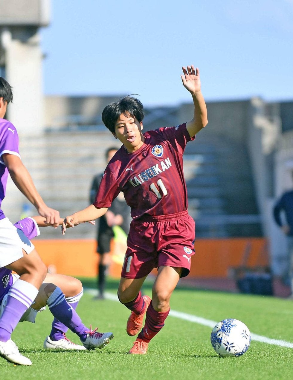 高校サッカー】浜松開誠館FW岡田瑛太「どうやったら生き残れるか