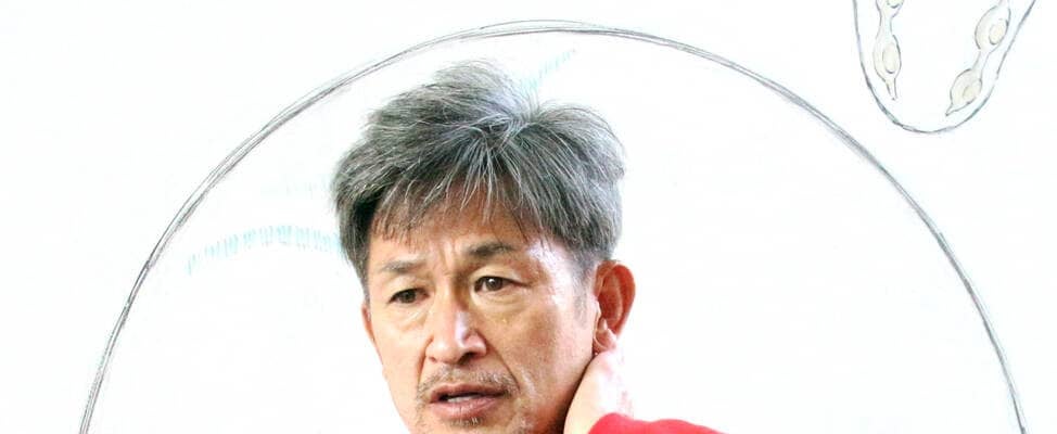 鈴鹿で今季を終えたＦＷカズが自主トレ　来季去就については「このキャンプ、２週間ちょっとで決められたらいいなと」