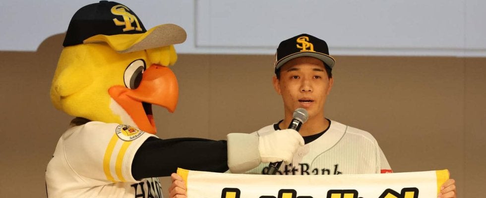 【ソフトバンク】育成８位大山北斗「スーパースターに」12球団最終指名から逆襲プロ人生誓う