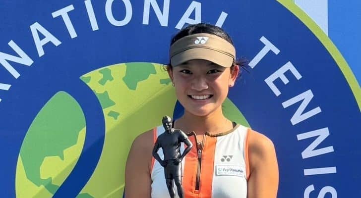 岩佐綾香、IMGアカデミー国際テニス選手権14歳以下で日本人初の栄冠