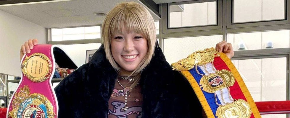 世界Ｖ６の晝田瑞希が凱旋会見 「来年はそろそろ統一戦をやりたい」