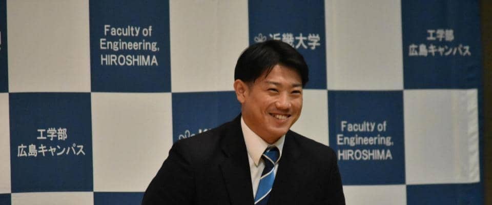 広島ドラ３・勝田が近大広島キャンパスでの「プレファンミーティング」に参加　広島クイズでは６問全問正解「直感が冴えていた」