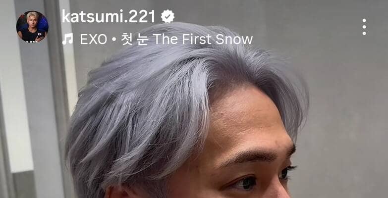 妻は同い年３１歳の人気女優…突然のシルバーヘアに騒然「ハンサム！ハンサム！」「似合うの驚き」「イケメン」中村克がイメチェン