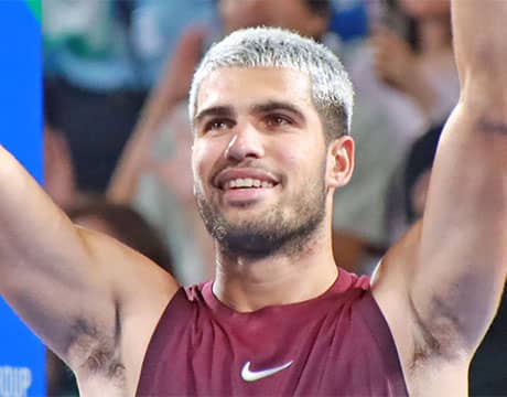  アルカラスにスポーツマンシップ賞 